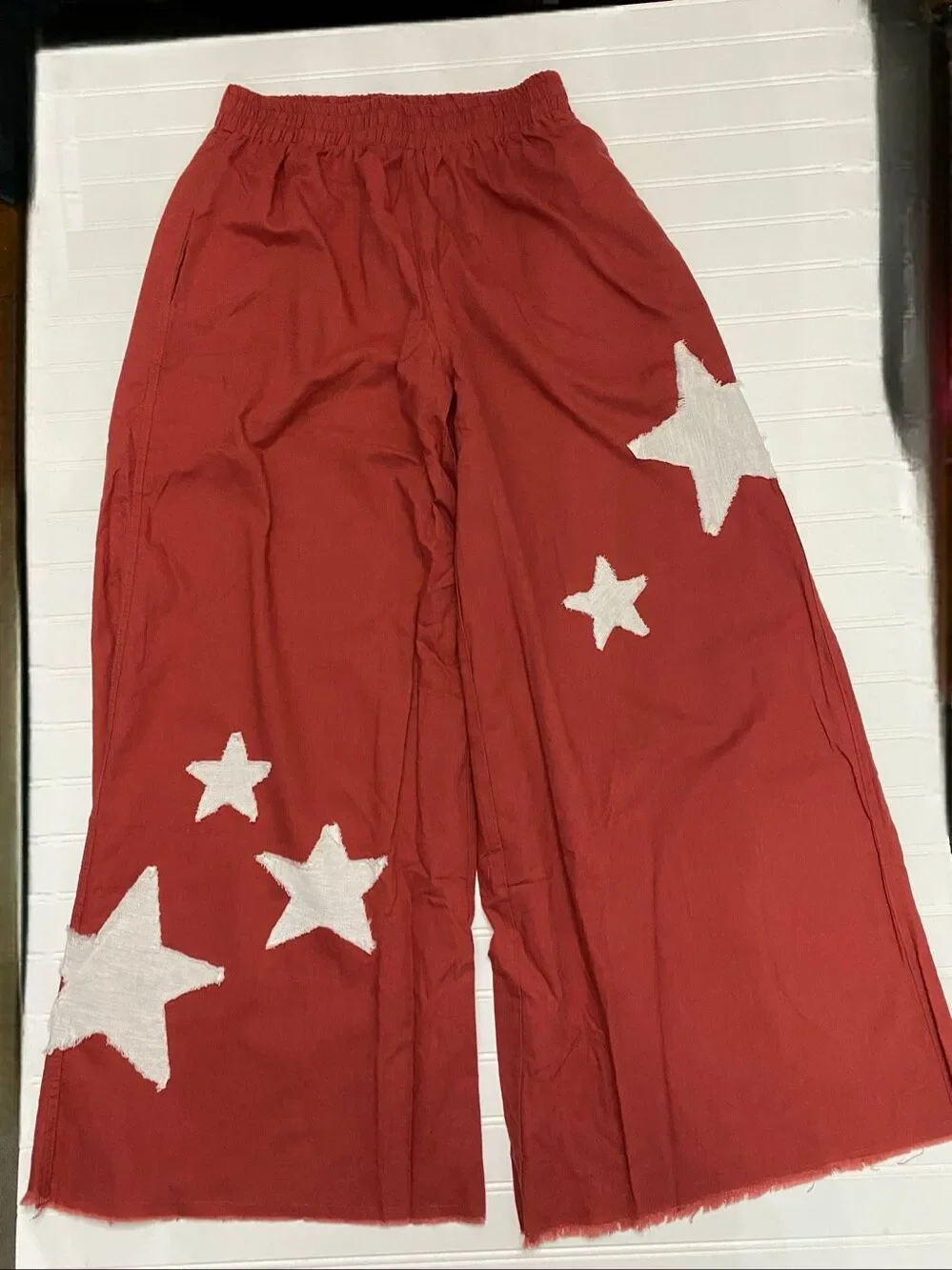 Blue Velvet Boutique Shirt & Pants Rust Star Set Sz Large
